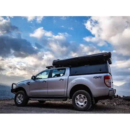 Hardtop Explorer noir lisse Double Cabine Ford Ranger 2022+ Alu-Cab